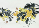 刘春华《柿柿如玉》作品