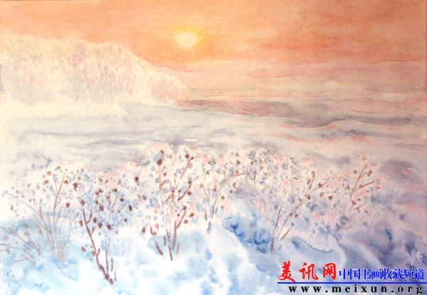 北方冬季印象之一（75x53cm）.jpg