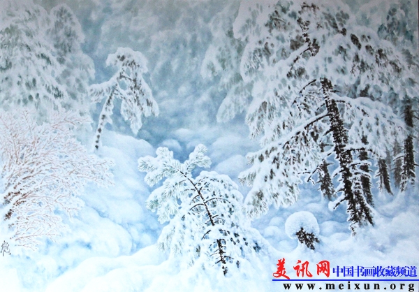 松雪（75x53cm）周逸鹤.jpg