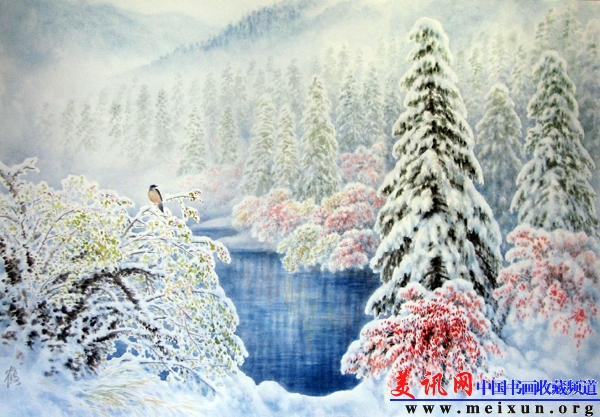 空山鸟语（75x53cm）.jpg