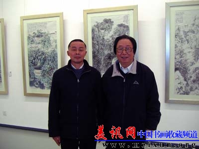 与美术评论家孙克.JPG