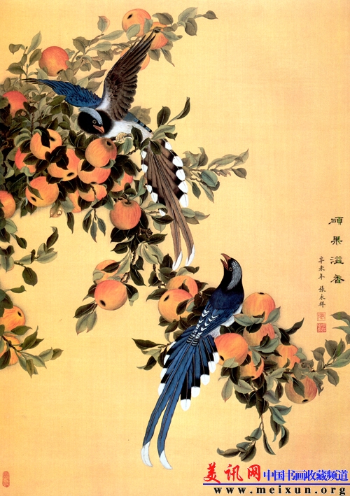 硕果溢香（152×76cm）1991.jpg