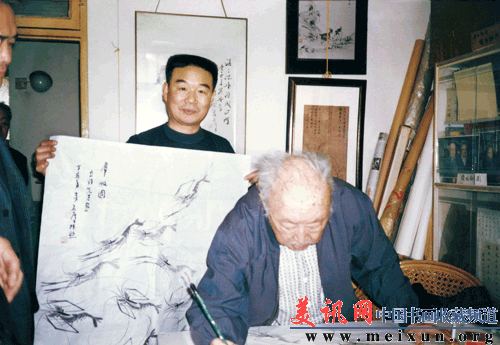 魏启厚先生为作品题词.gif