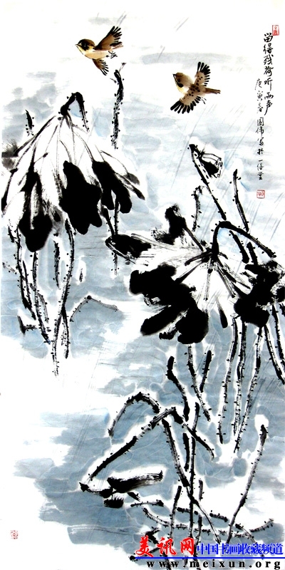 留得残荷听雨声 .jpg