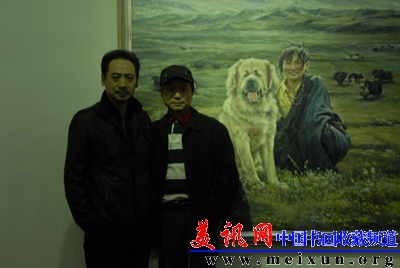 林跃与朋友（着名演员刘劲）.JPG