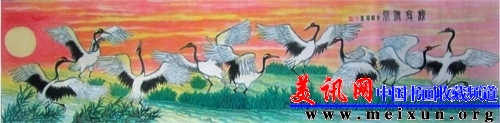鹤舞仙乡（国画）.jpg