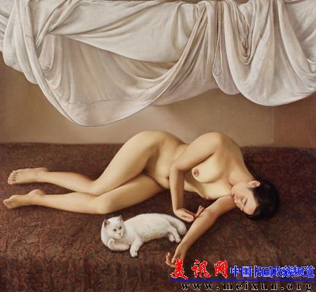 杨飞云作品《女人与猫》.jpg