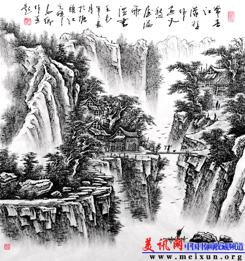 28、常喜江蒙好作画，++又愁屋漏雨湿书++++89X97.jpg