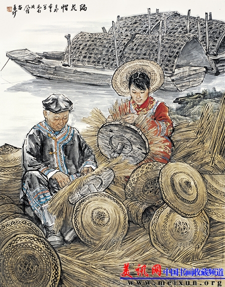 32、毛南族--编花帽.JPG