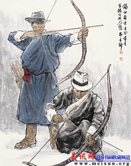 51、锡伯族--锡伯箭士.JPG