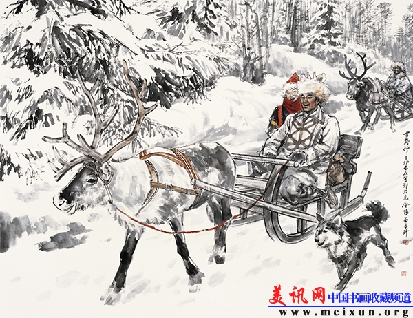 14、鄂温克族--雪野行.JPG