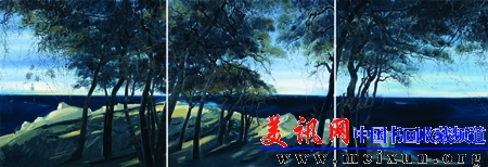 《化象成境——蓝海》 200x600cm 2013年 李江峰.jpg