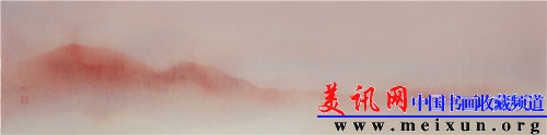 The Red Mountain #7 36×143cm Ink and Color on Paper 2014.jpg