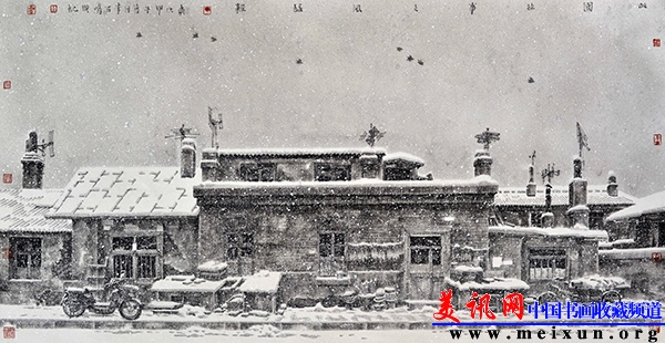 李百鸣《故园往事之风语轻》138x69cm，纸本水墨，2014.jpg