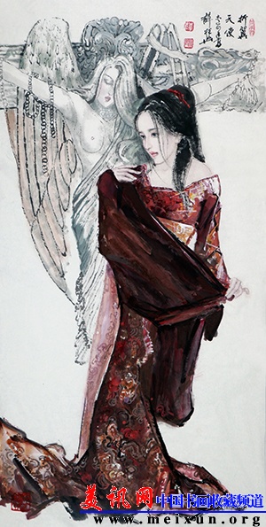 折翼天使 2014年夏 136cm×68cm.JPG