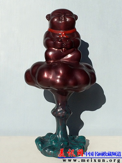 《国宝—境界》NO.1小，40×19×18cm，铸铜，2013..jpg