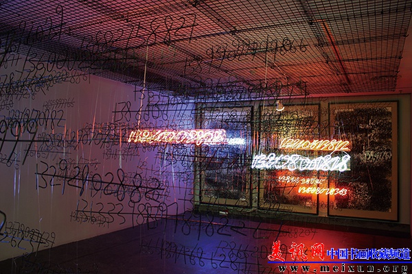 杨劲松，蜃市，绘画装置，2009.jpg