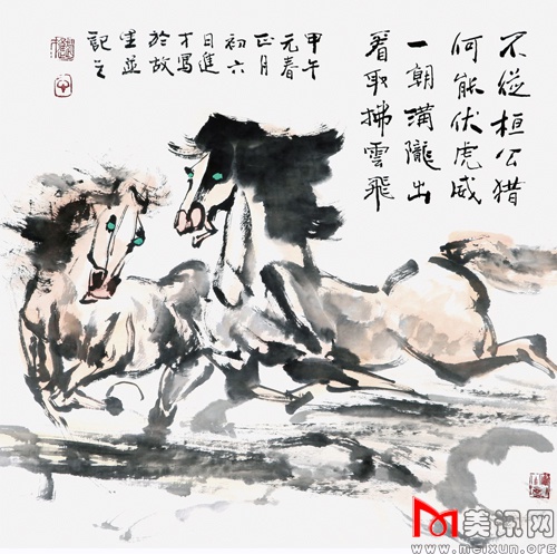 不从桓公猎           68x68cm.jpg