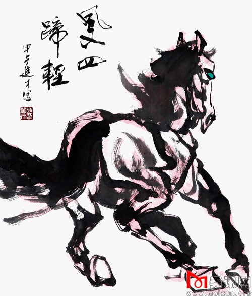 风入四蹄轻         68x68cm.jpg