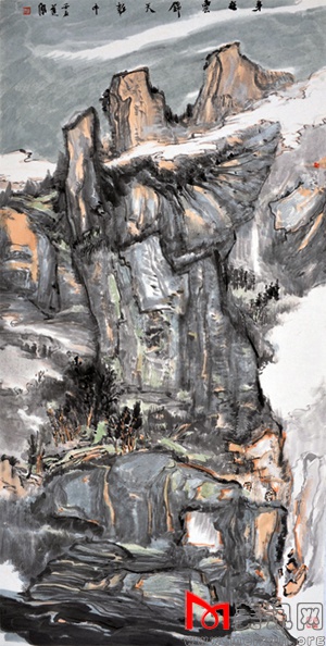 白联晟    身在云锦天章中 69x138cm 2013年.jpg