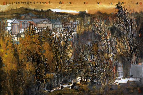 牡丹江苇子沟写生2-68cm×34cm-2012年.jpg