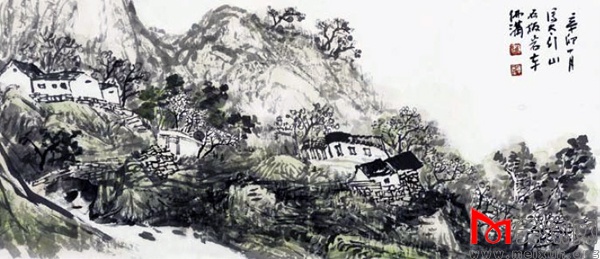 石板岩车佛沟 100x50cm.jpg
