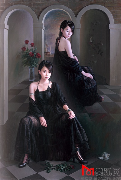 寂寥在心宇间弥漫180x120（cm）2012年.jpg