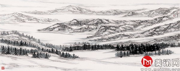 更疑天路近，梦与白云游（癸巳143x363cm）.jpg