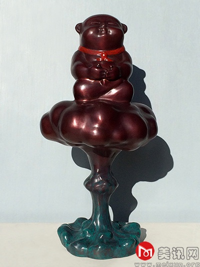 《国宝—境界》NO.1小，40×19×18cm，铸铜，2013..jpg