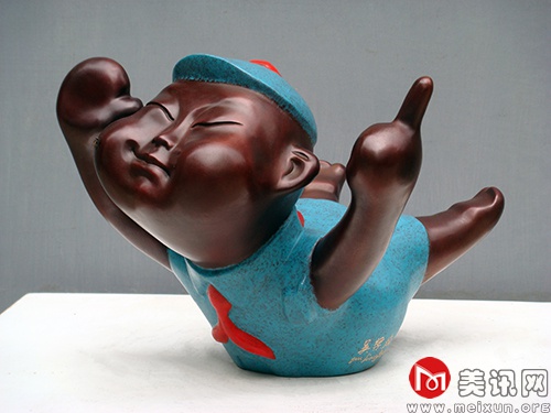 《书•袱》NO.3小，25×29×33cm，铸铜，2010.jpg