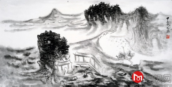 孔燕 《空境》系列之二 纸本水墨  2014.jpg