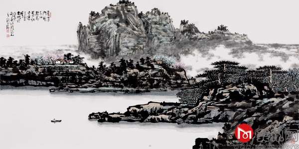 雪消门外千山绿69x138cm.jpg