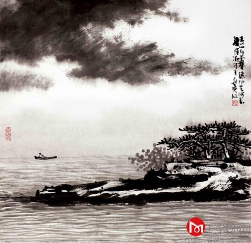 青山行不尽48x49cm.jpg