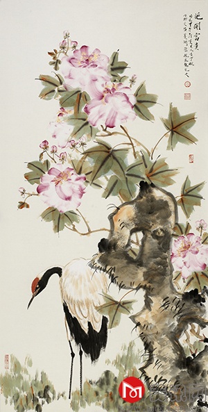 花开富贵68cm×136cm.JPG