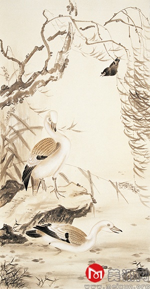 柳塘双嬉132cm×66cm.JPG