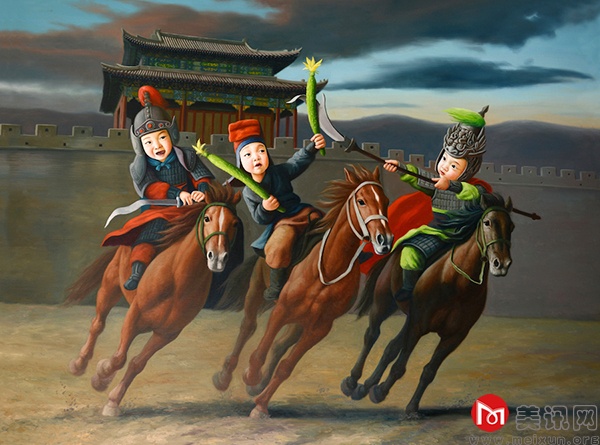 赵利民《激素黄瓜！》布面油画.jpg