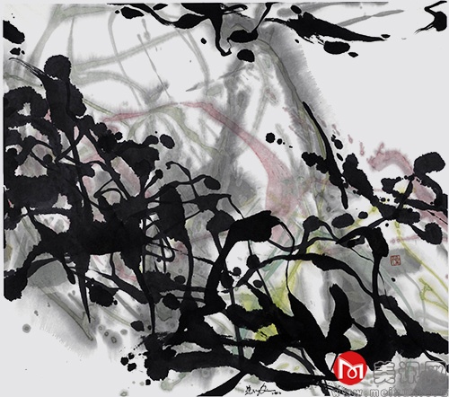 无题 65X65cm 2014年水墨画.jpg