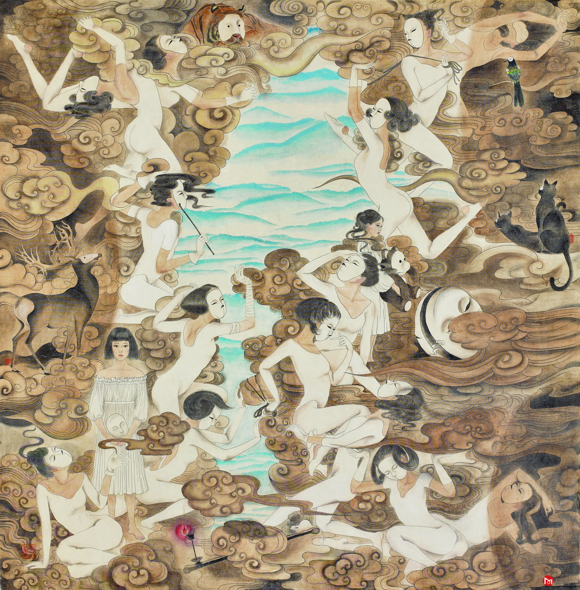 高迎春－七日戏－120x120cm.jpg
