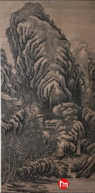 16仿范宽雪山楼阁图.jpg