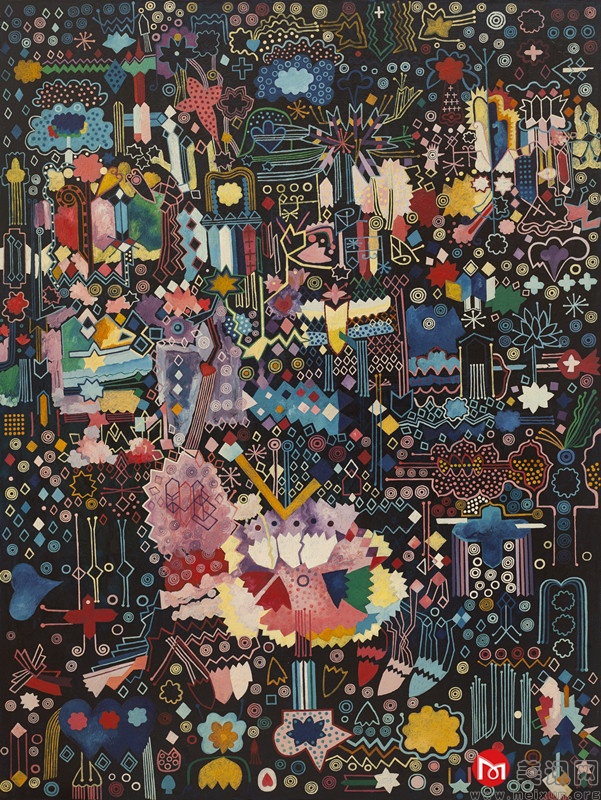2-夜宴，44cmx55cm ，2014年版画.jpg