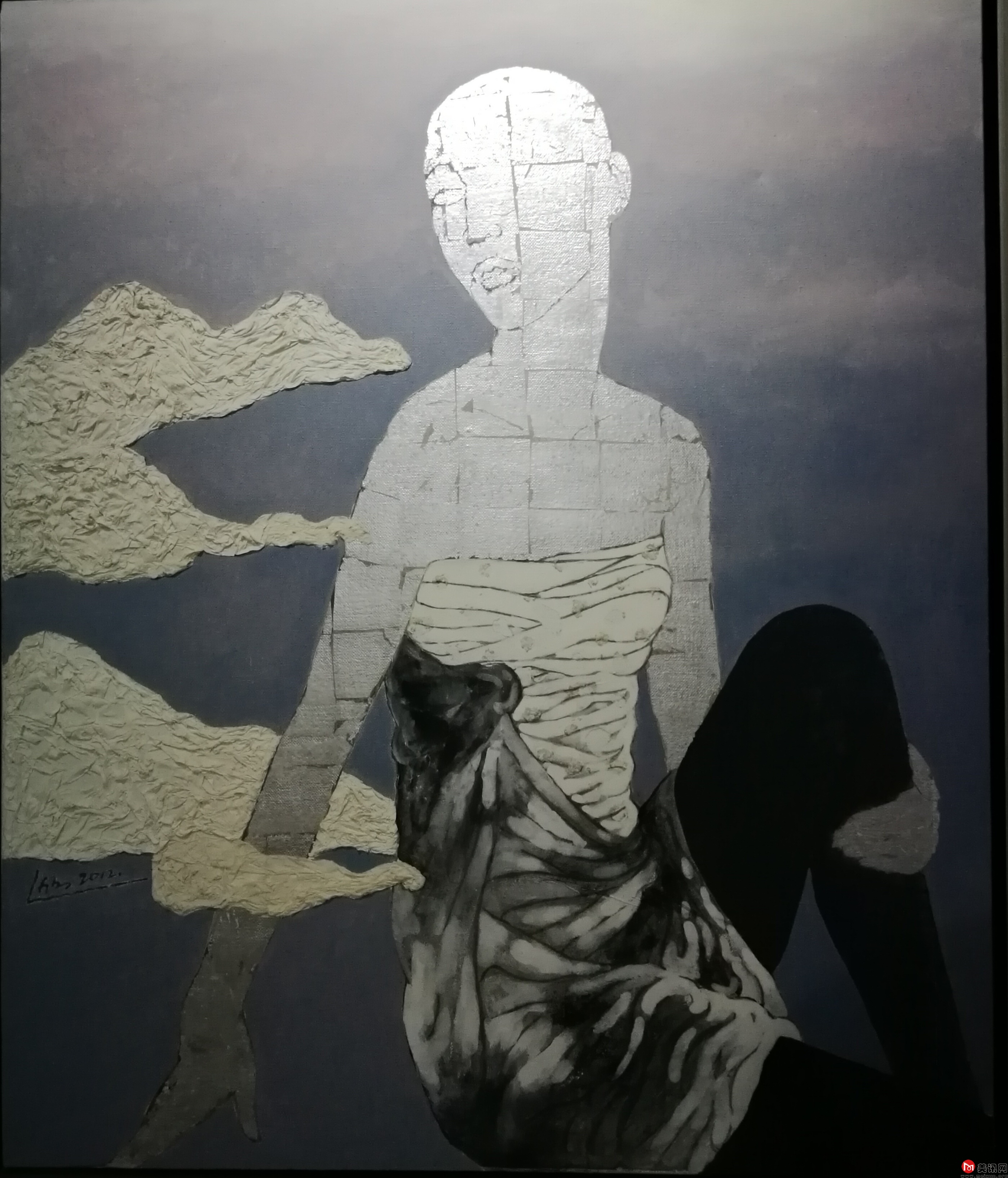 《心在焉1》100X120cm综合2012.jpg